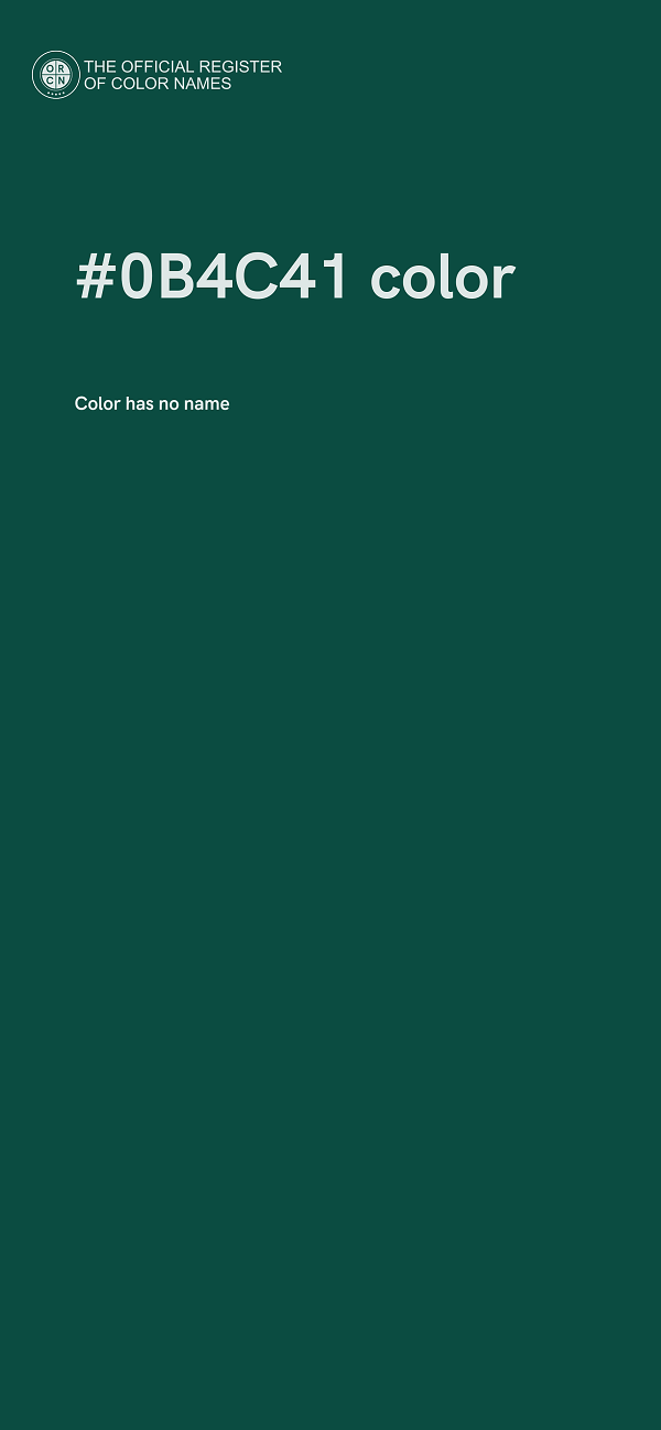 #0B4C41 color image