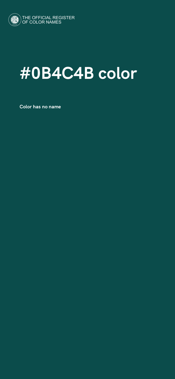 #0B4C4B color image