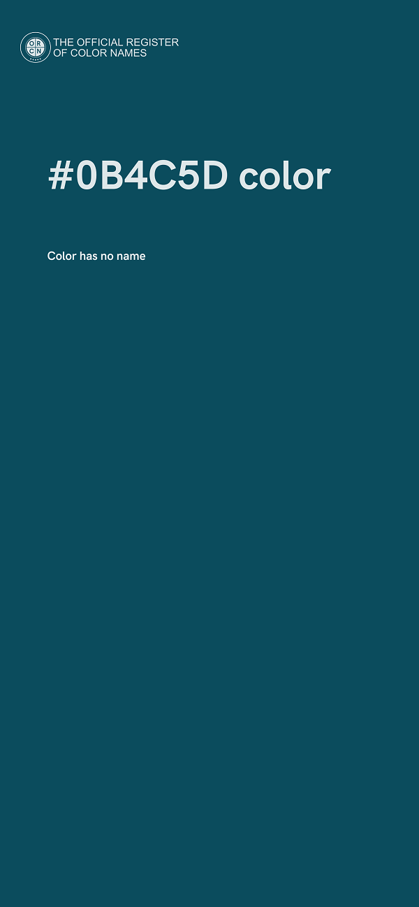 #0B4C5D color image