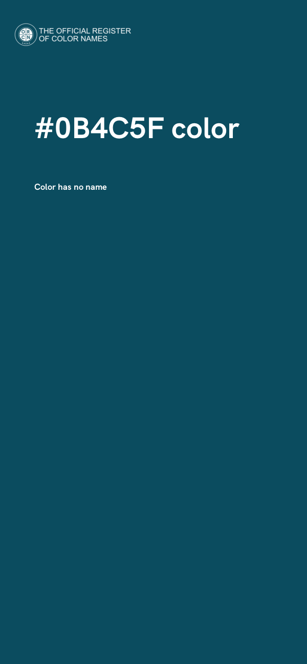 #0B4C5F color image