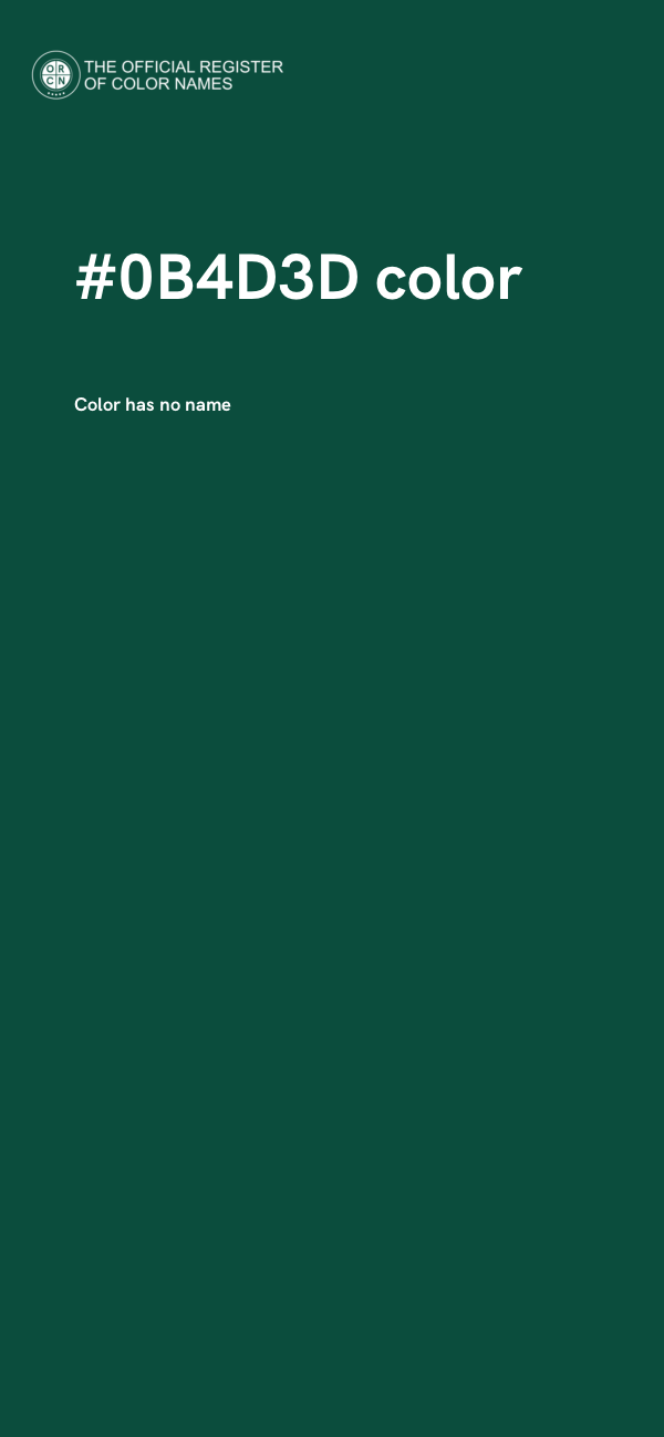 #0B4D3D color image