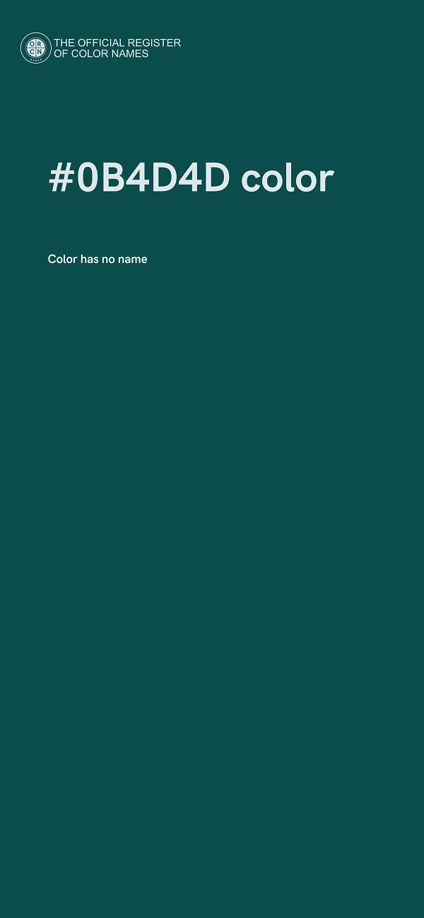 #0B4D4D color image