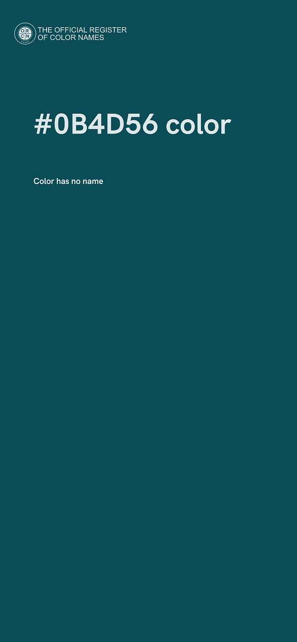 #0B4D56 color image
