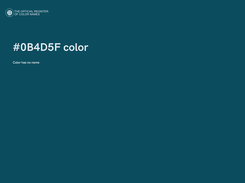 #0B4D5F color image