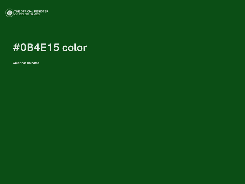 #0B4E15 color image