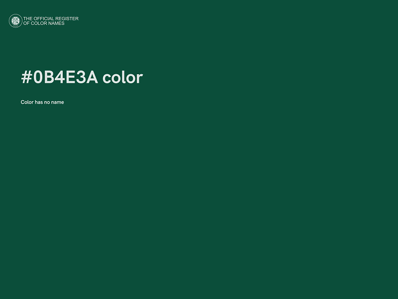 #0B4E3A color image