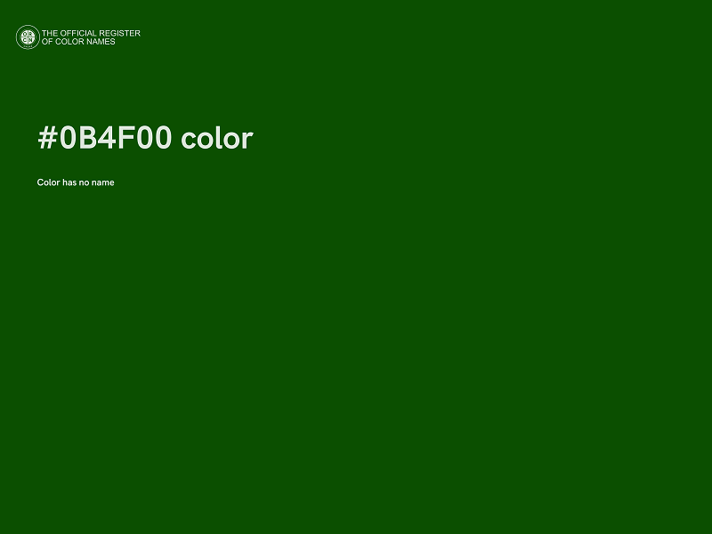 #0B4F00 color image