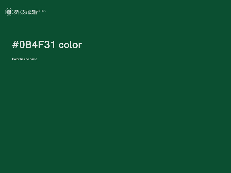 #0B4F31 color image