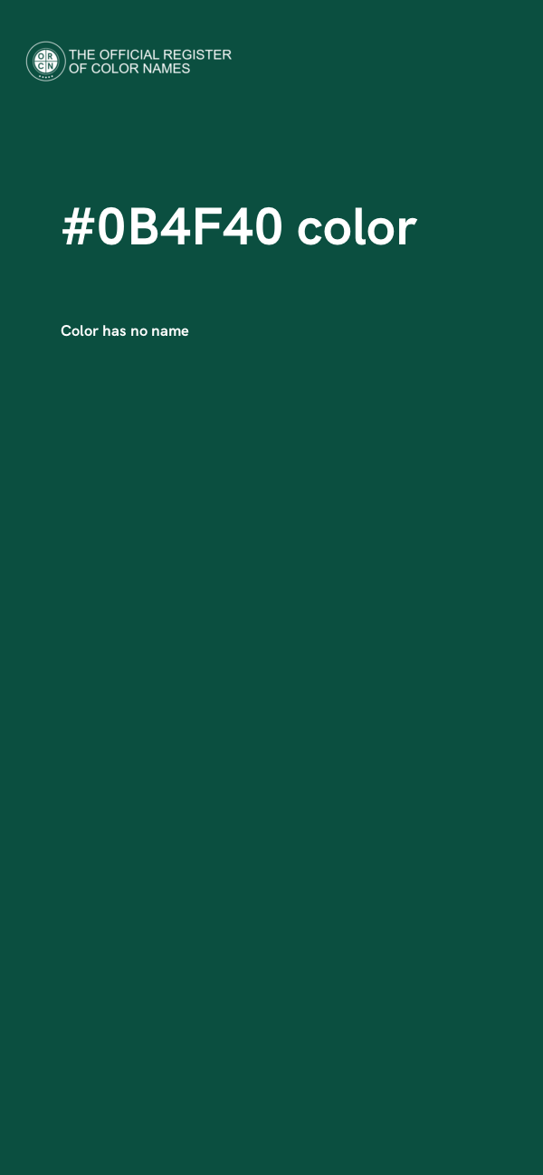 #0B4F40 color image