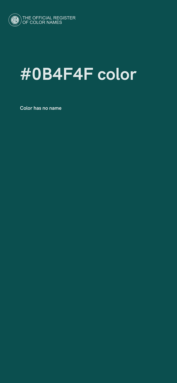 #0B4F4F color image