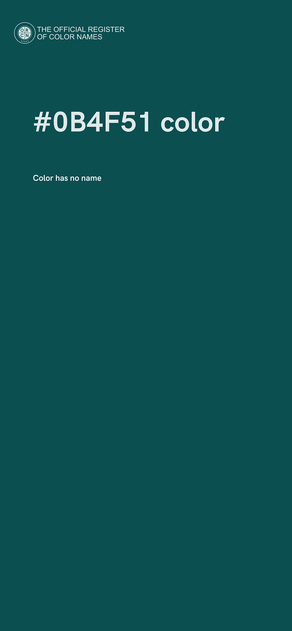 #0B4F51 color image