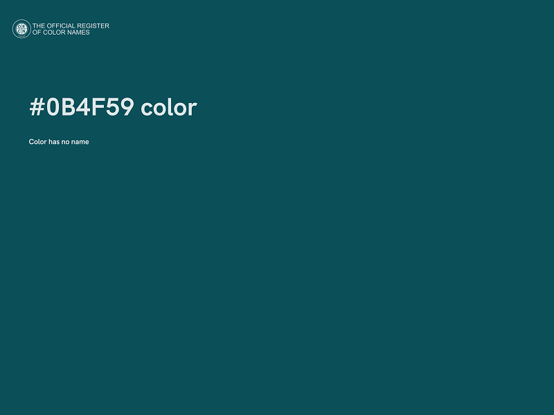 #0B4F59 color image