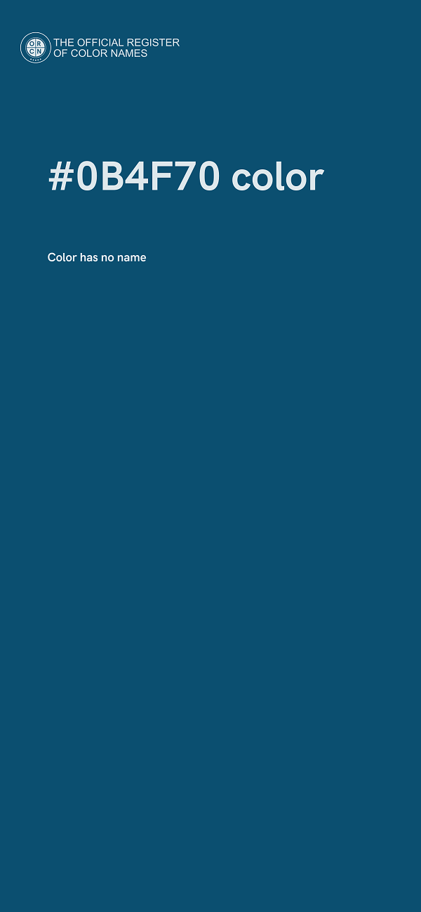 #0B4F70 color image