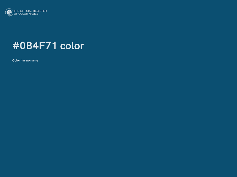 #0B4F71 color image