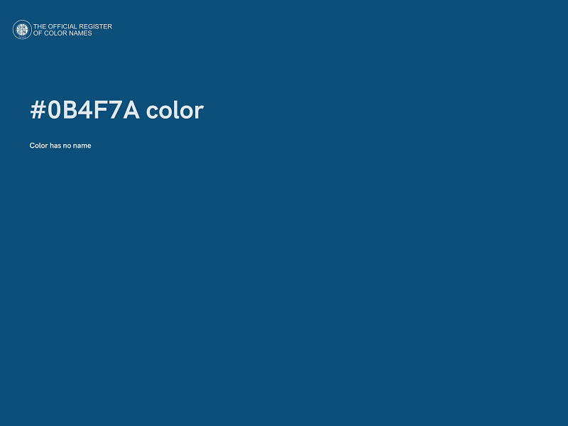 #0B4F7A color image