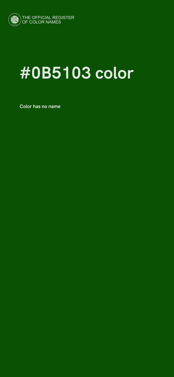 #0B5103 color image