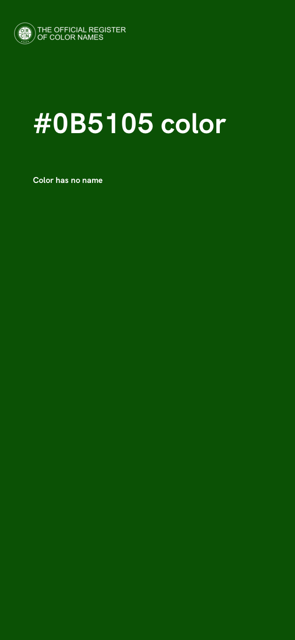 #0B5105 color image