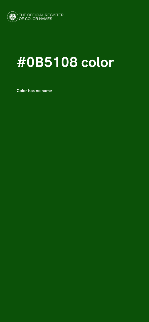 #0B5108 color image