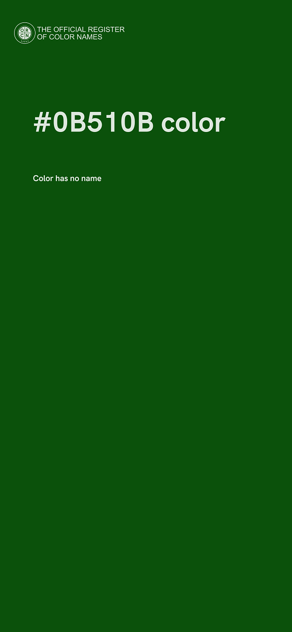 #0B510B color image