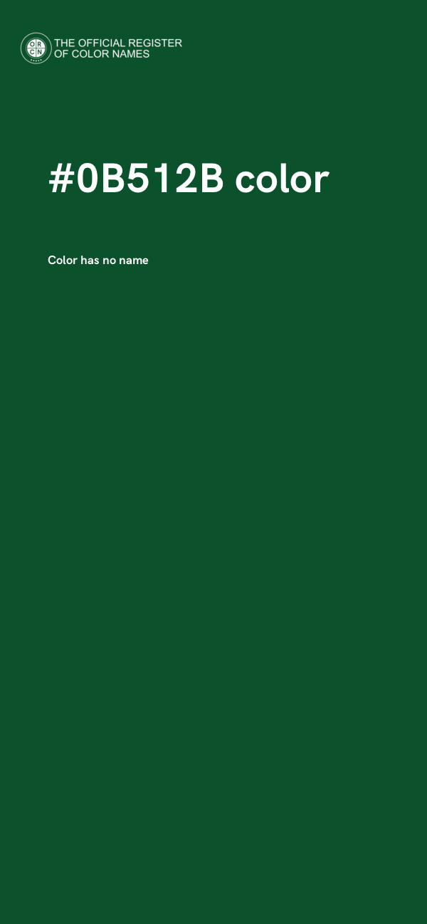 #0B512B color image