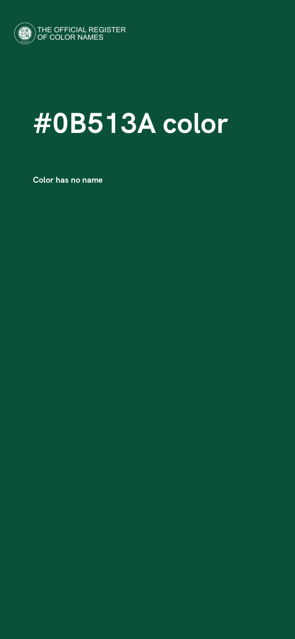 #0B513A color image