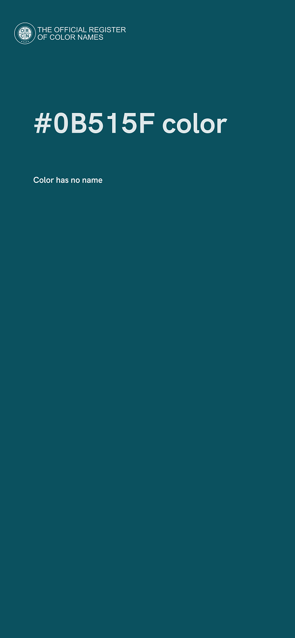 #0B515F color image
