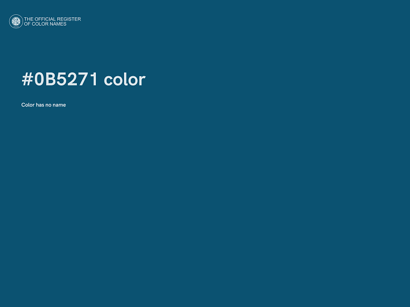#0B5271 color image
