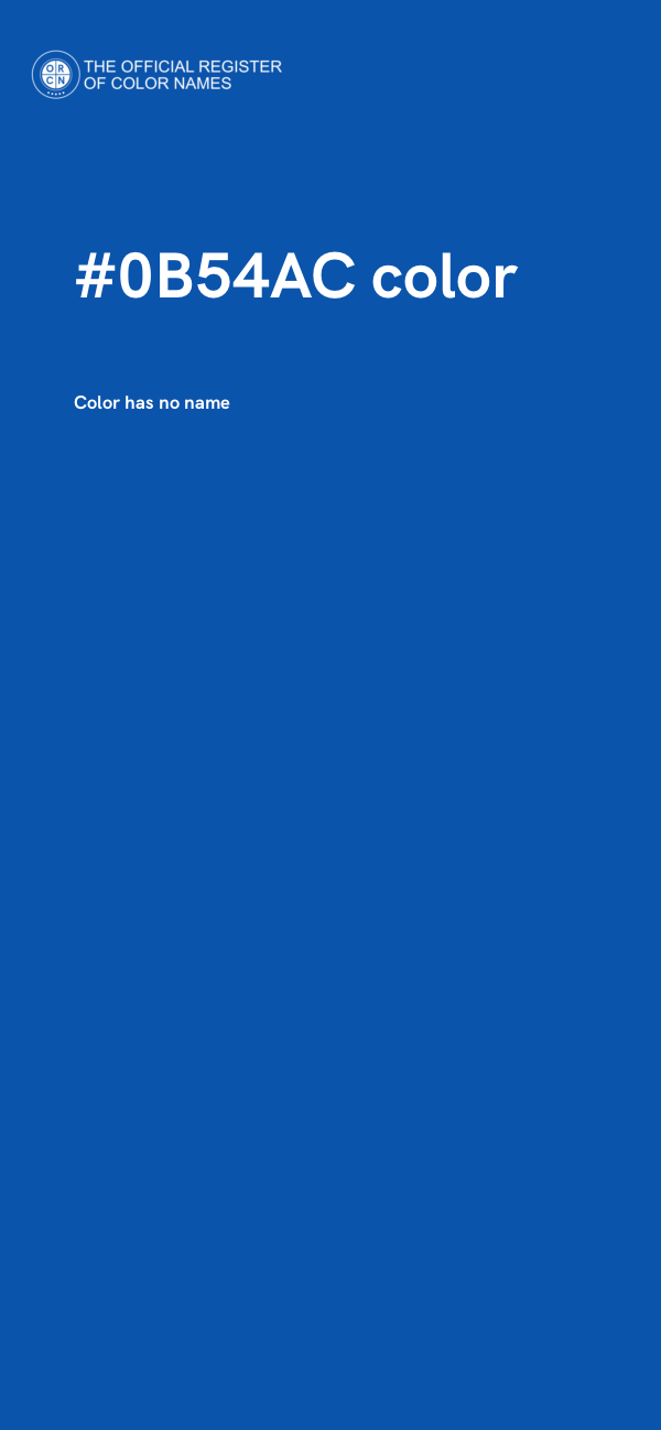 #0B54AC color image