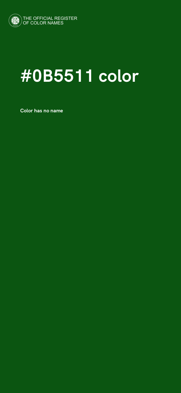 #0B5511 color image