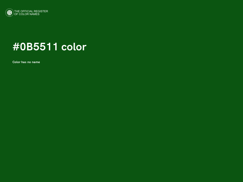 #0B5511 color image