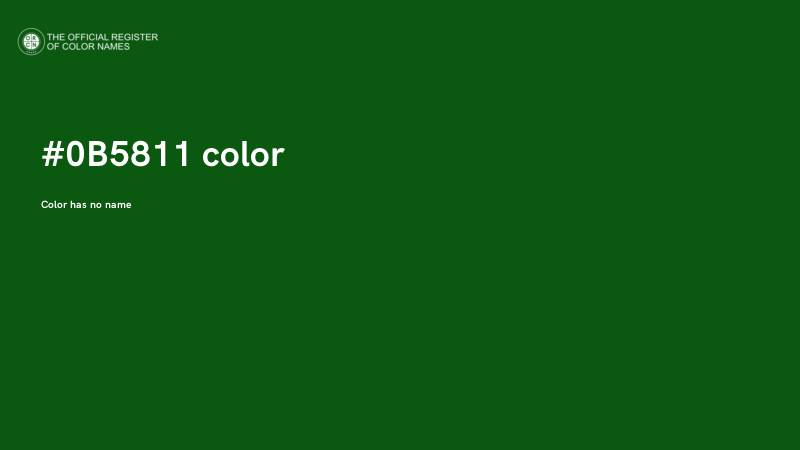 #0B5811 color image
