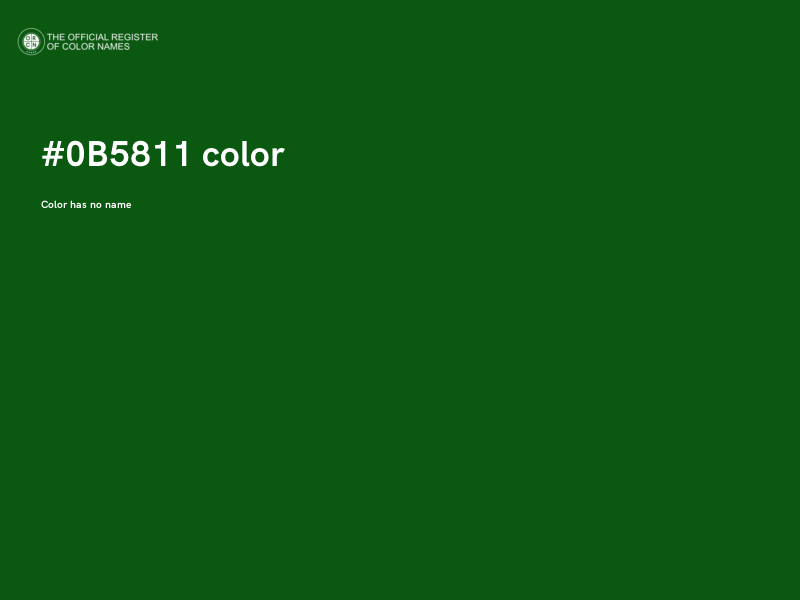 #0B5811 color image