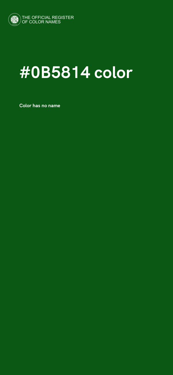 #0B5814 color image