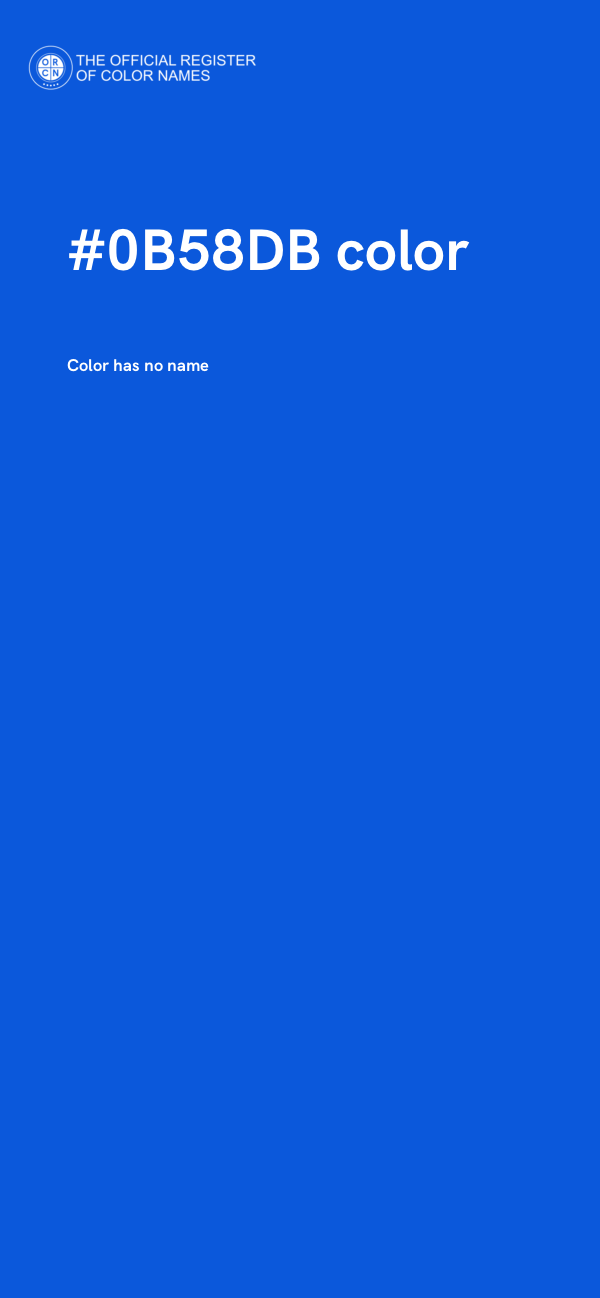 #0B58DB color image