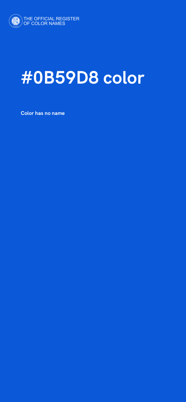 #0B59D8 color image