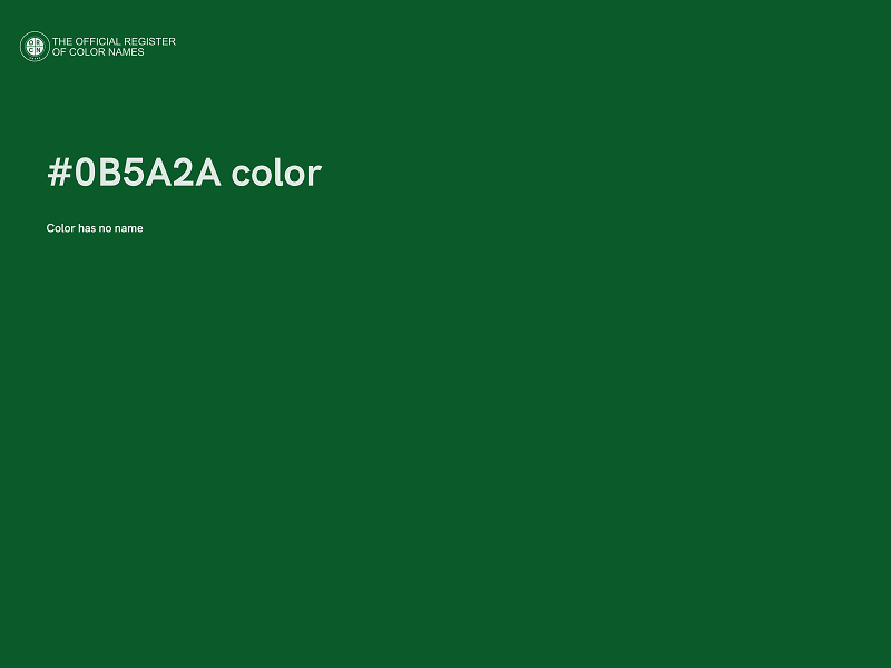 #0B5A2A color image