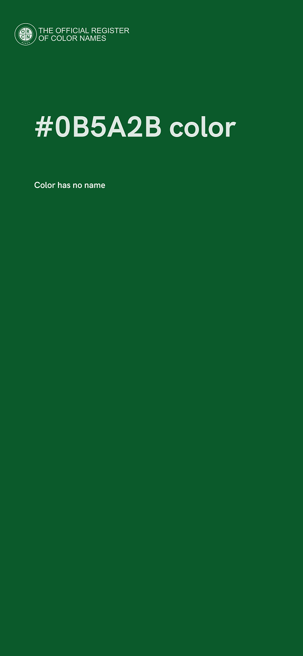 #0B5A2B color image