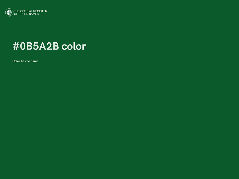 #0B5A2B color image