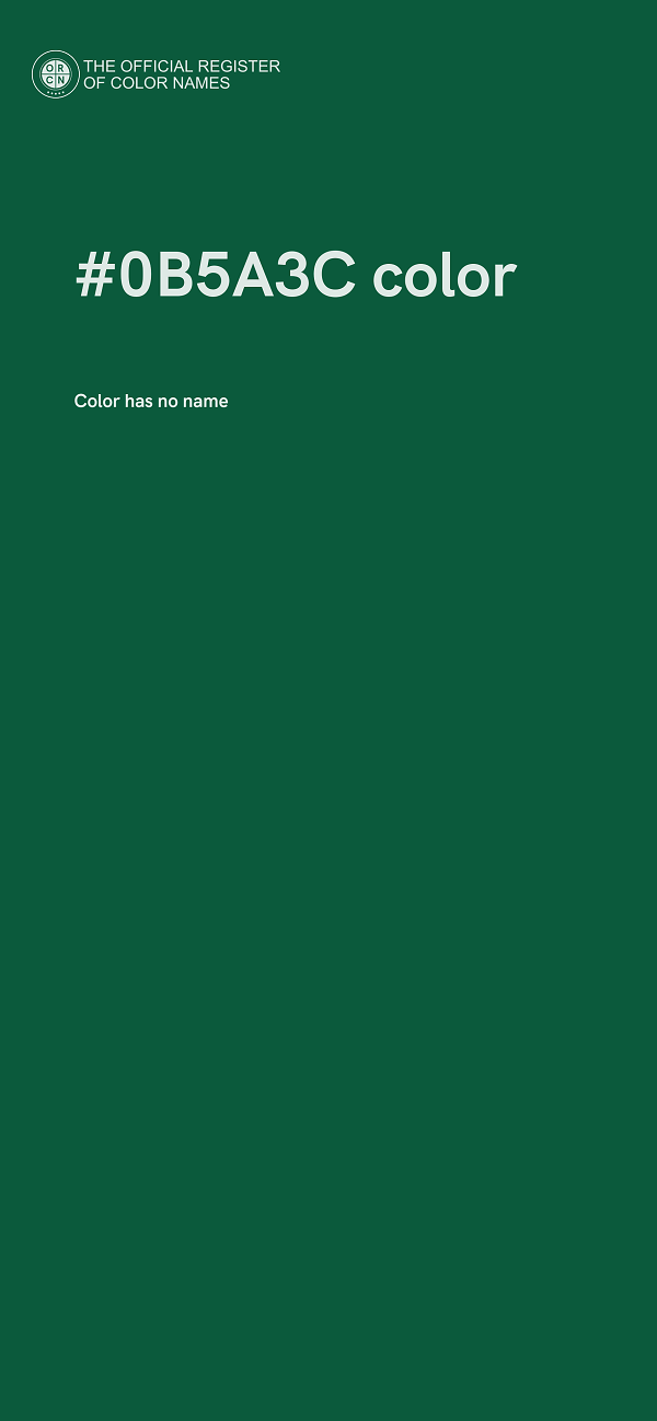 #0B5A3C color image