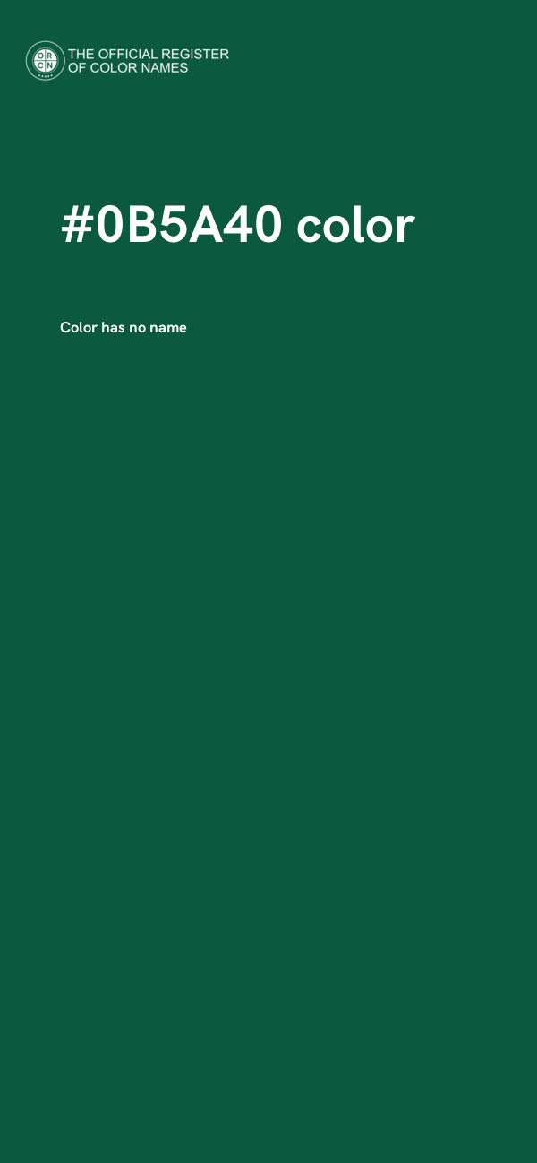 #0B5A40 color image