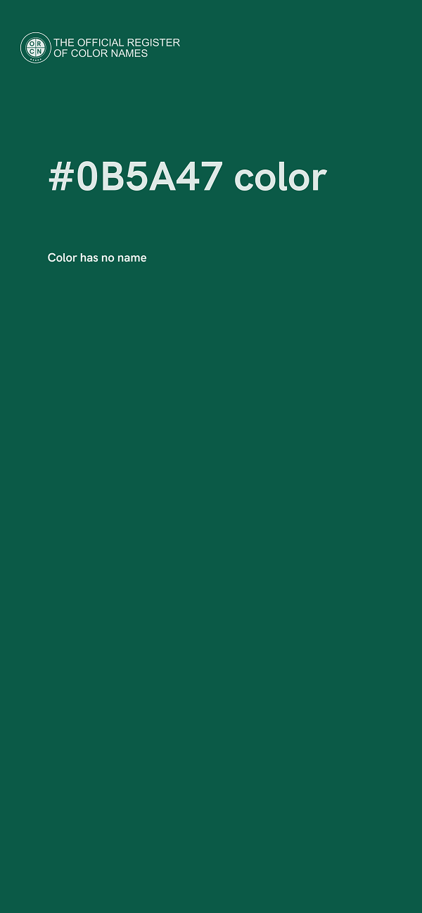 #0B5A47 color image