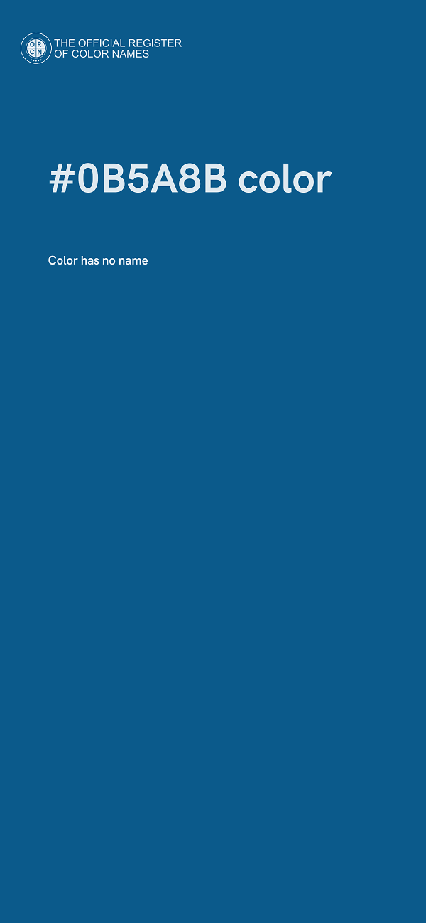 #0B5A8B color image