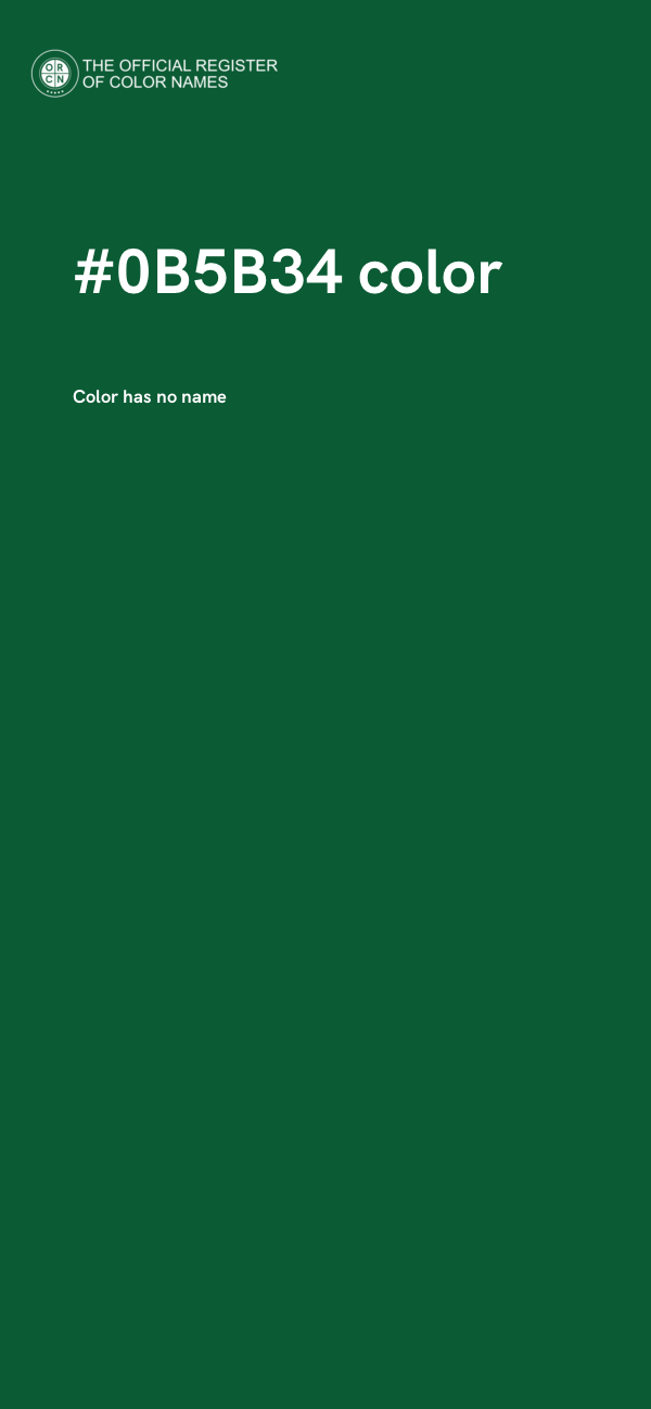 #0B5B34 color image