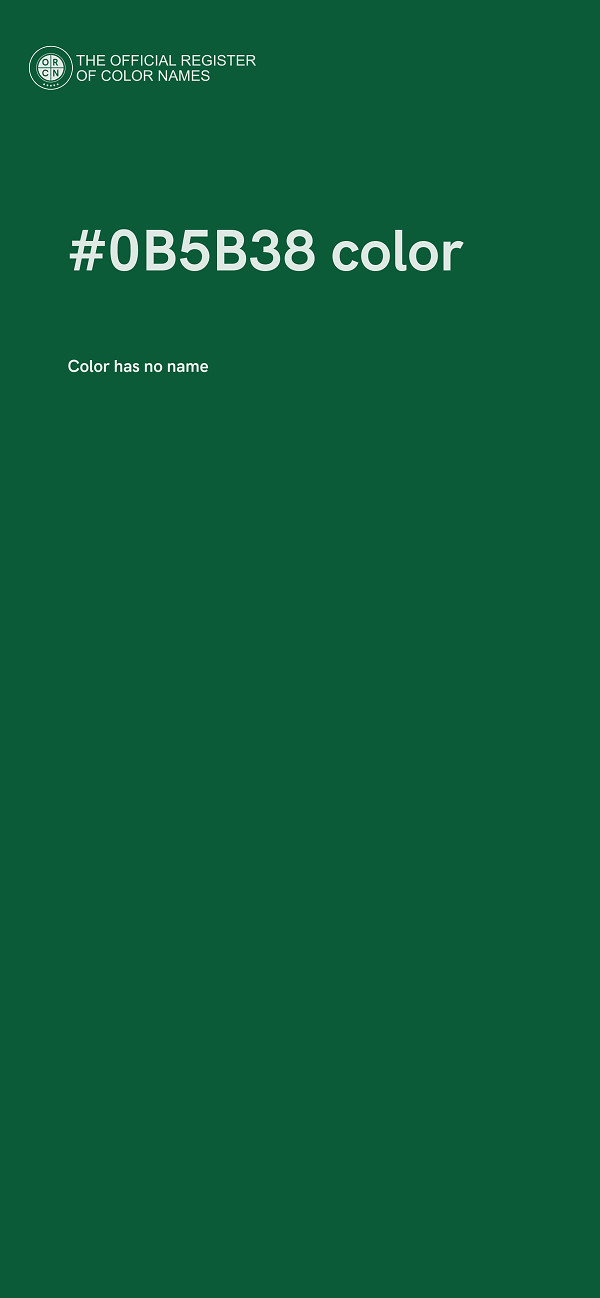 #0B5B38 color image