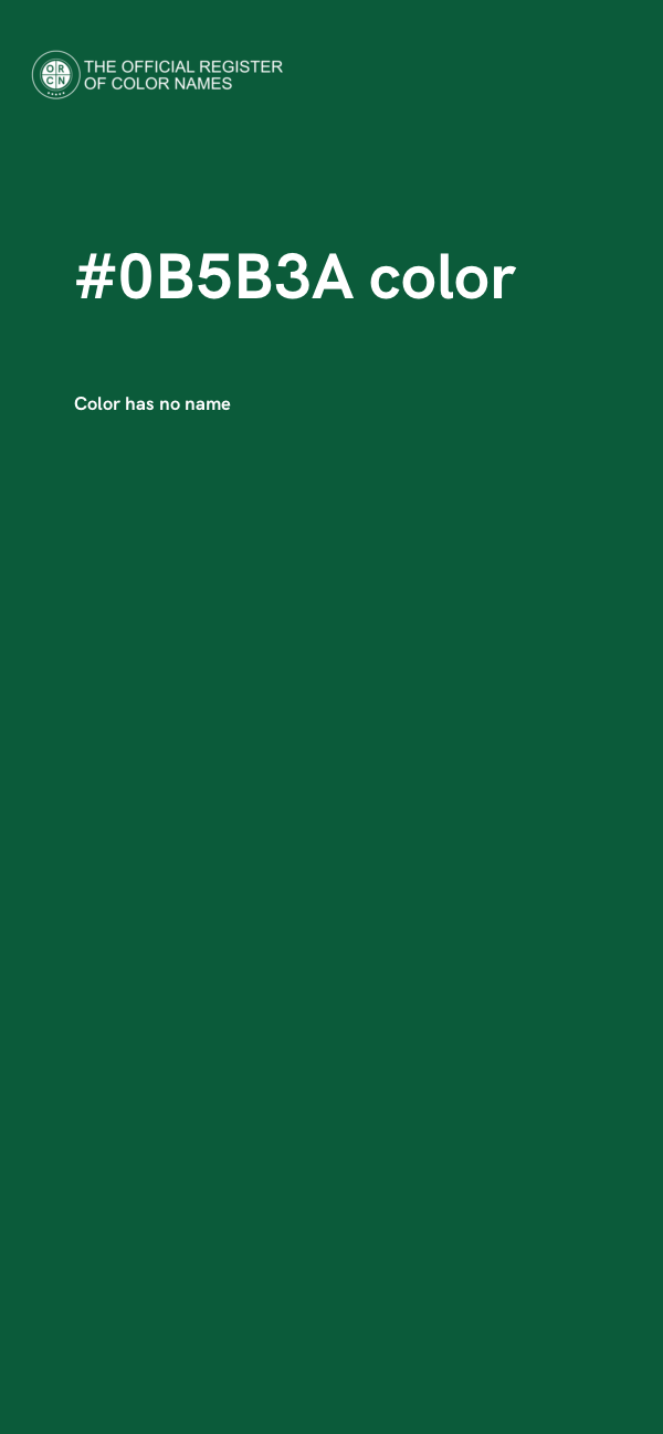 #0B5B3A color image