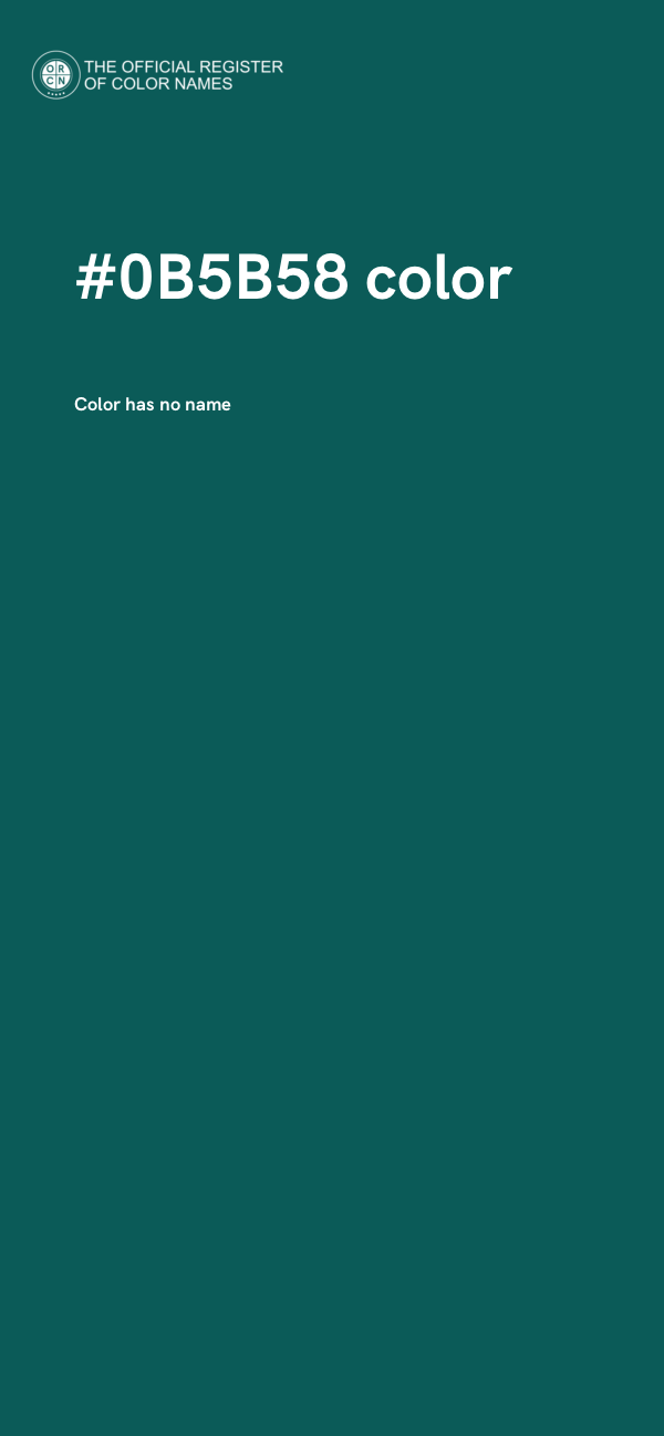 #0B5B58 color image