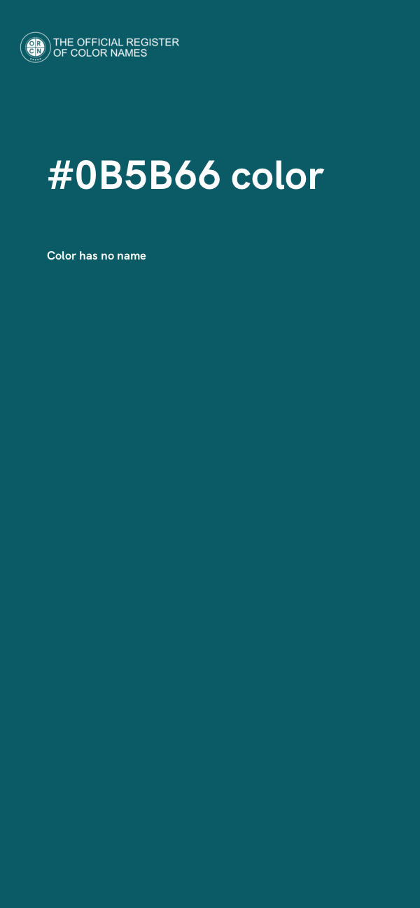 #0B5B66 color image