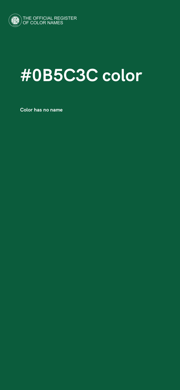 #0B5C3C color image