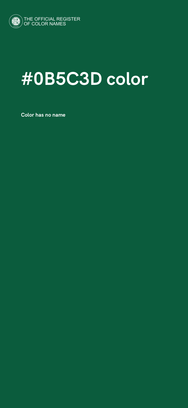 #0B5C3D color image