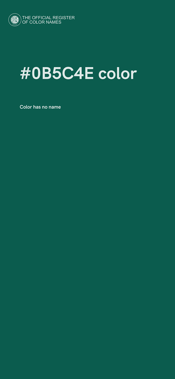#0B5C4E color image